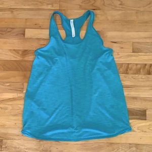 Lululemon teal Essential tank size 8